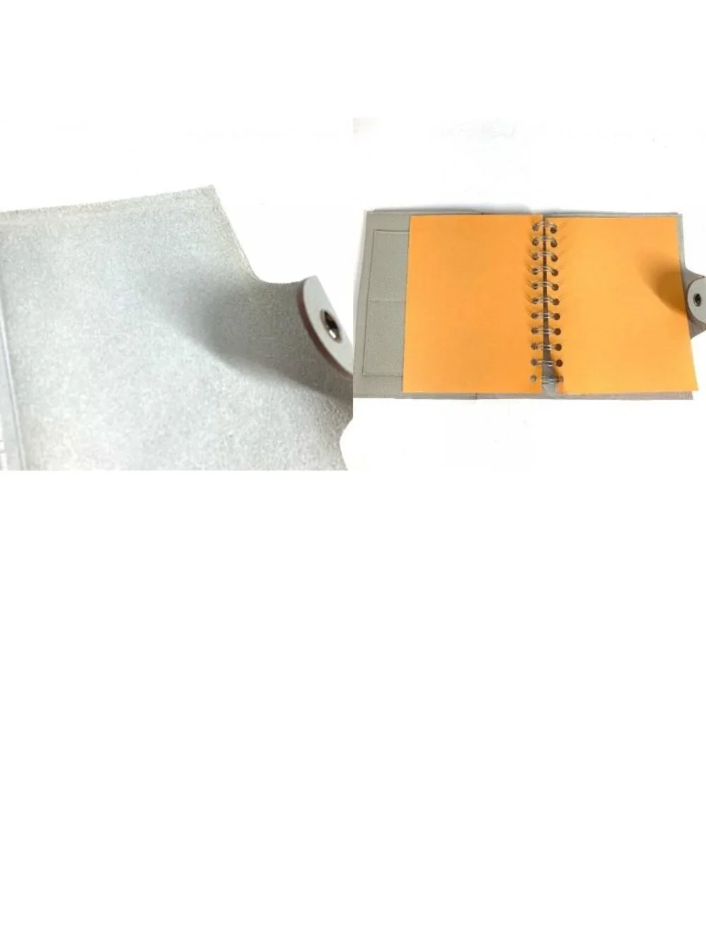 Hermes Notebook Cover Ulysse Neo PM Leather Light Gray Agenda